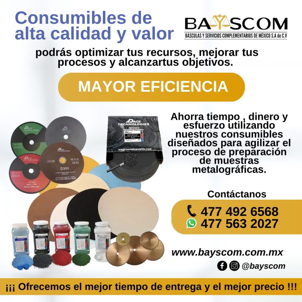 Consumibles Metalograficos